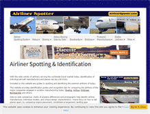 Tablet Screenshot of airlinerspotter.com